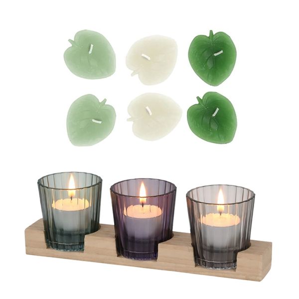 Tealight Candles and Candle Holder - Set of 11