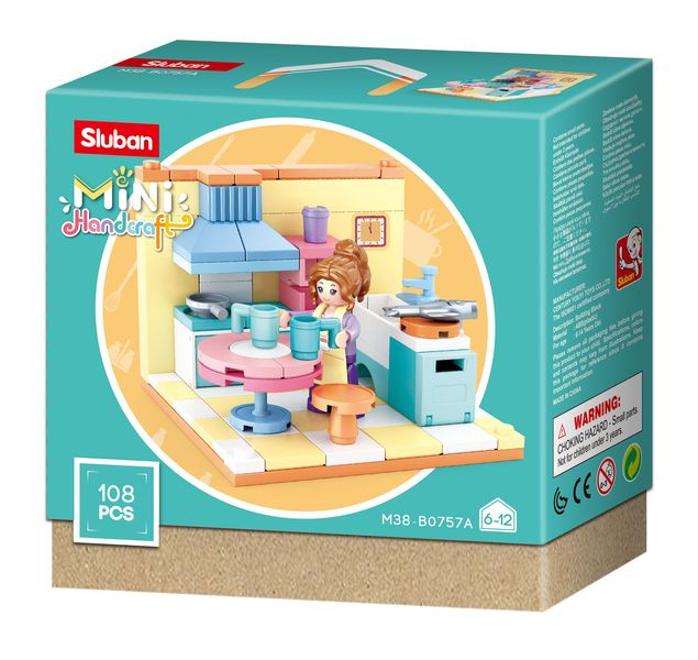 Sluban Mini Handcraft - Kitchen 108 Pieces