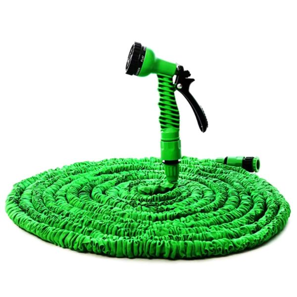Extendable Garden Hose, High-Pressure Car Wash with 7 Spraying Functions, H