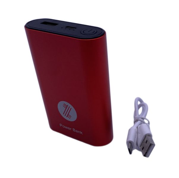 10400mAh High Capacity Portable Power Bank For Mobile Phones - Silver