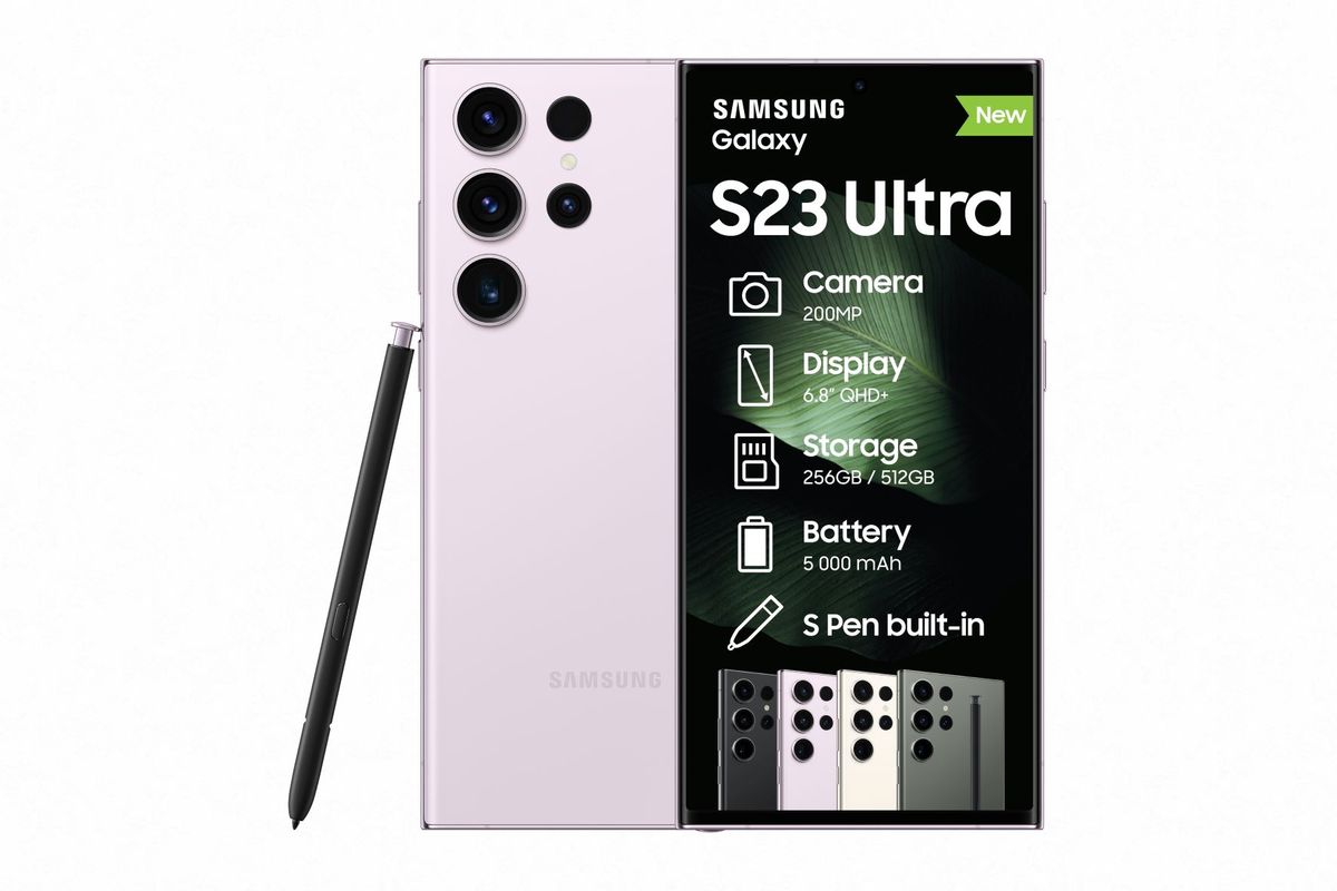 Samsung Galaxy S23 Ultra 256GB 5G Dual Sim - Lavender