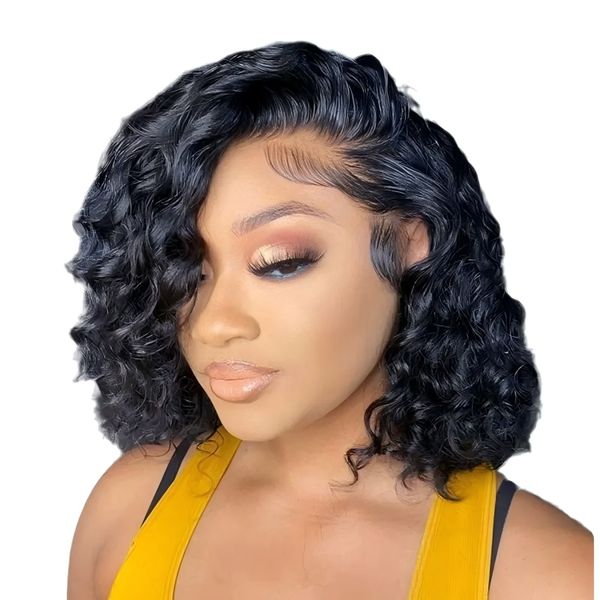 Curly Wavy Lace Front Wig, Brazilian Style Wig