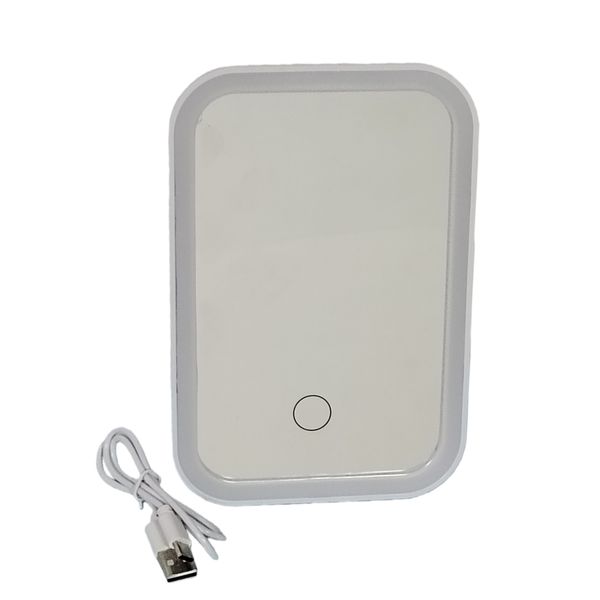 Portable LED Vanity Mirror 3-Color Dimmable Lighting Makeup Mirror White
