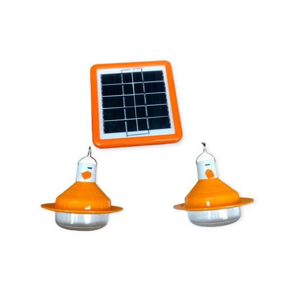 Solar Powered Double Hanging Tent Light 3 Lighting Modes- SD