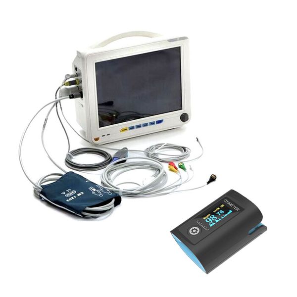 12" Patient Oxygen Diagnostic Monitor and Creative Medical Oximeter