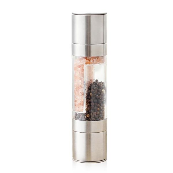 Stainless Steel Manual Pepper Grinder Two-Ln-One Pepper Mill
