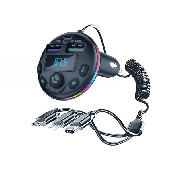 Multifunctional Universal Car Wireless FM Transmitter MP3 Player and Charge