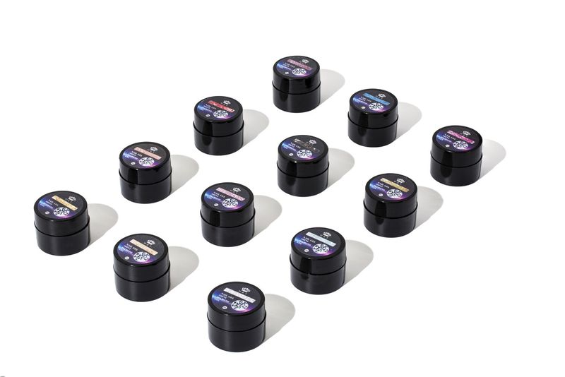 12 Piece Diamond Color Gel Set