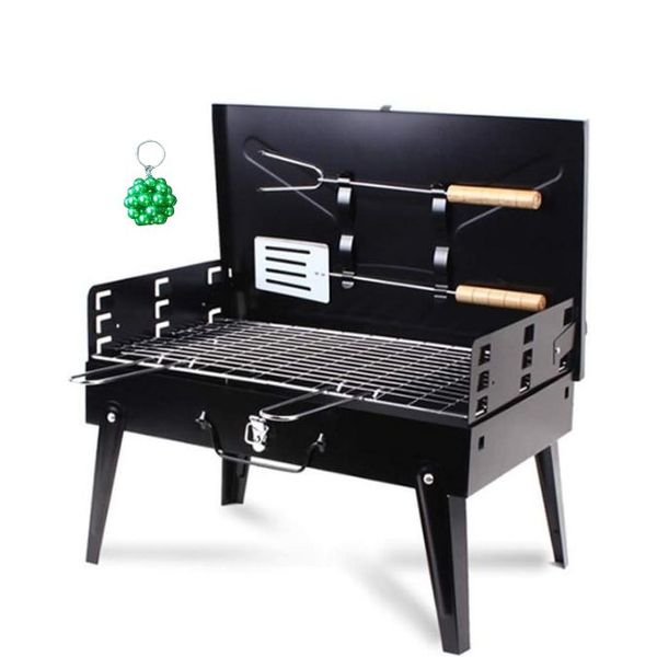 1015 Portable Folding Grill BBQ Camping Braai Stand And Keyholders