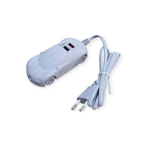 Car Shaped Dual USB Port Adapter