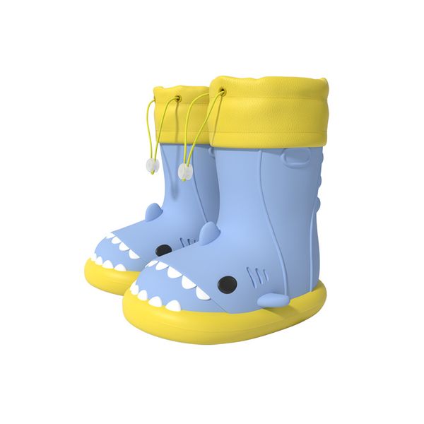 Kids Rain Boots Lightweight Waterproof with drawstring for Boys and Girls