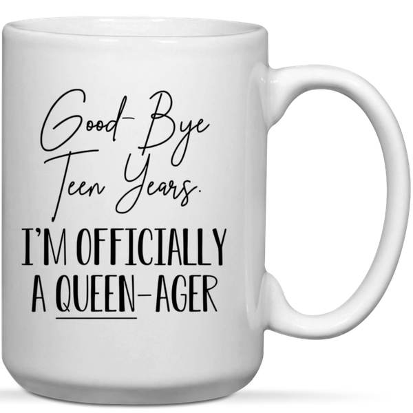 Goodbye Teen Years 20th Birthday Gift Mug