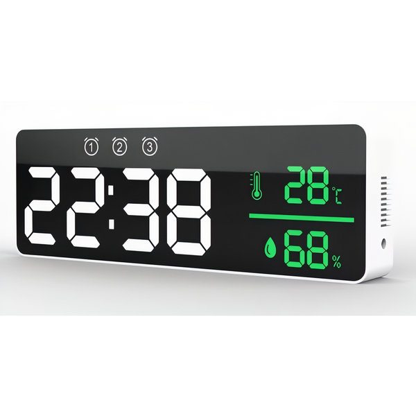 Multifunctional Thermometer Hygrometer Alarm Clock