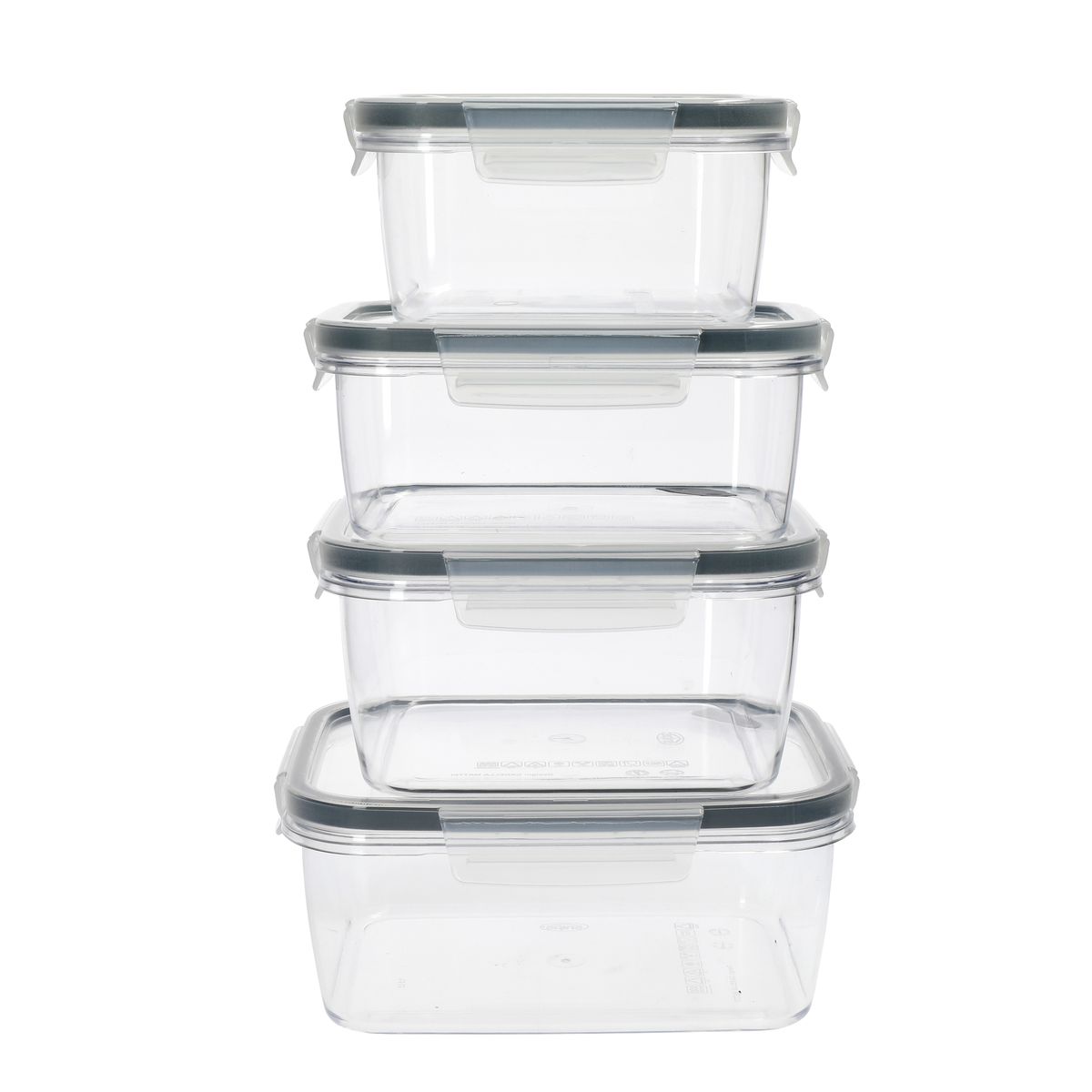 MasterClass Eco Smart Snap Storage Containers 4-Piece Set | Shop Today ...