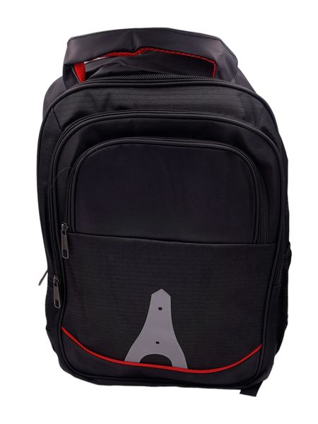 Black Student Everyday Schoolbag Laptop Carry-On Bags Travel Backpack