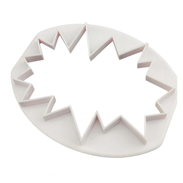 Comic Burst Fondant and Cookie Cutter - White