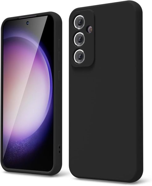 Black Silicone Cover for Samsung Galaxy A14 - Liquid Silicone Case