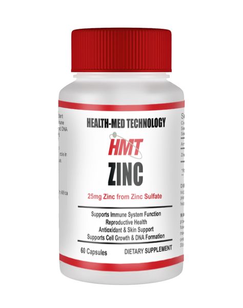 HMT Zinc 25mg 60's
