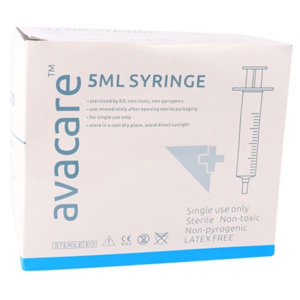 Avacare - Syringe 5ml Luer Slip 100's