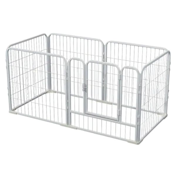Pet Large Indoor &amp; Outdoor Metal Dog Cage Playpen - 140cm