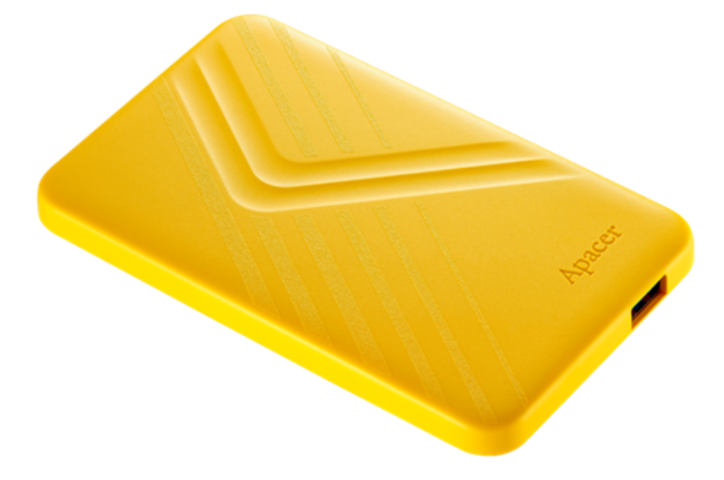 Apacer AC236 1TB USB 3.1 External Hard Drive - Yellow