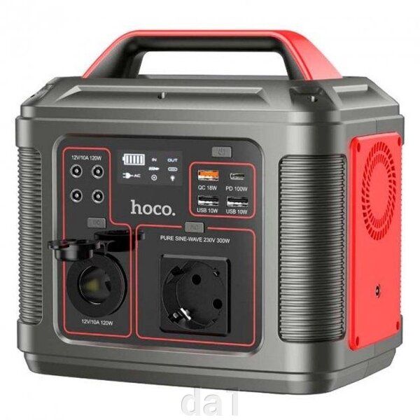 Hoco 296Wh Portable Power Station - 80000mAh + 2 Pin Power Adapter