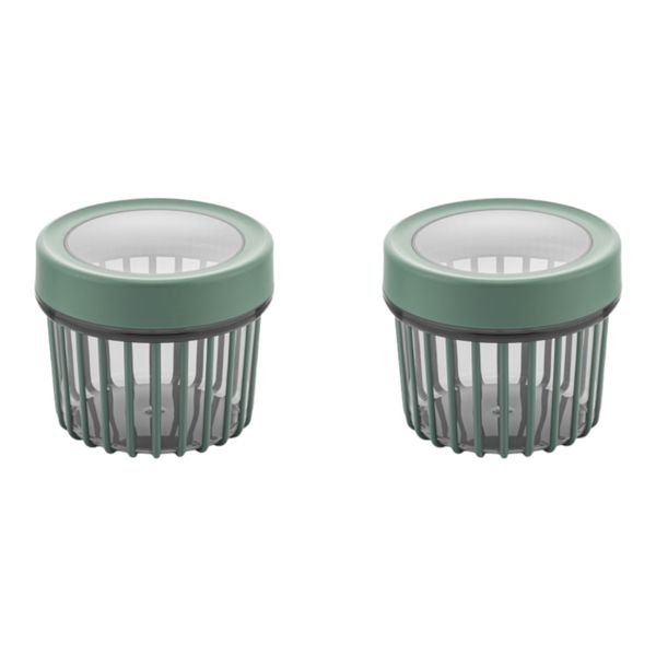 Cannister Storage Box 500ml Round Linea - 2 Piece