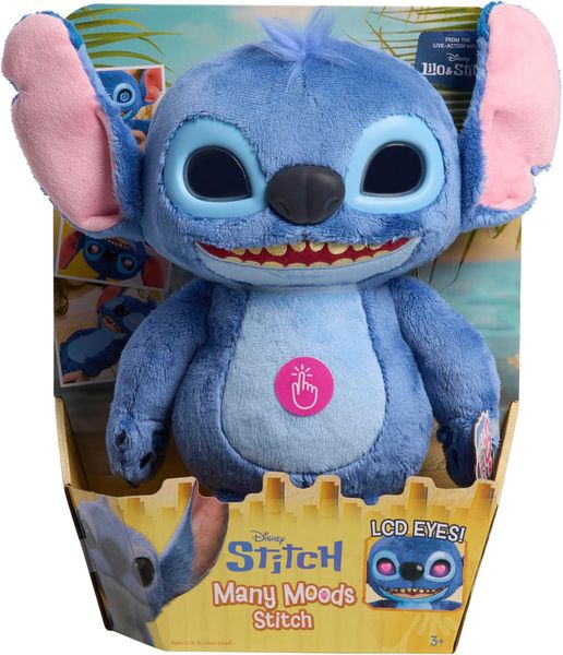 Stitch Many Moods 35cm Interactive Plush