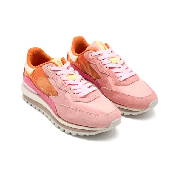 Gioseppo - Ladies Leather and Mesh Sneaker - Iola Pink