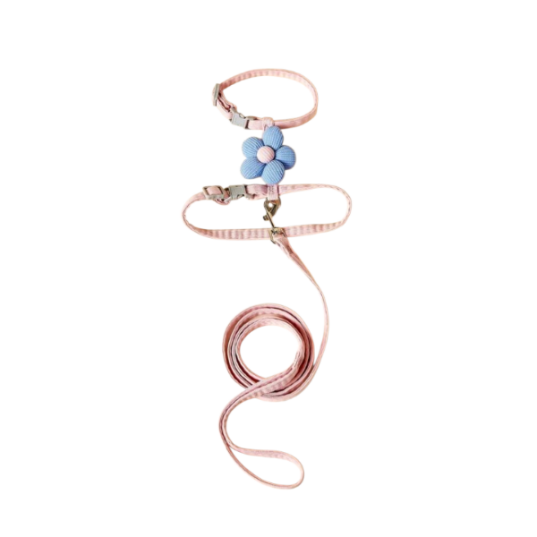 Cute Flower Shaped Cat Harness &amp; Leash Set