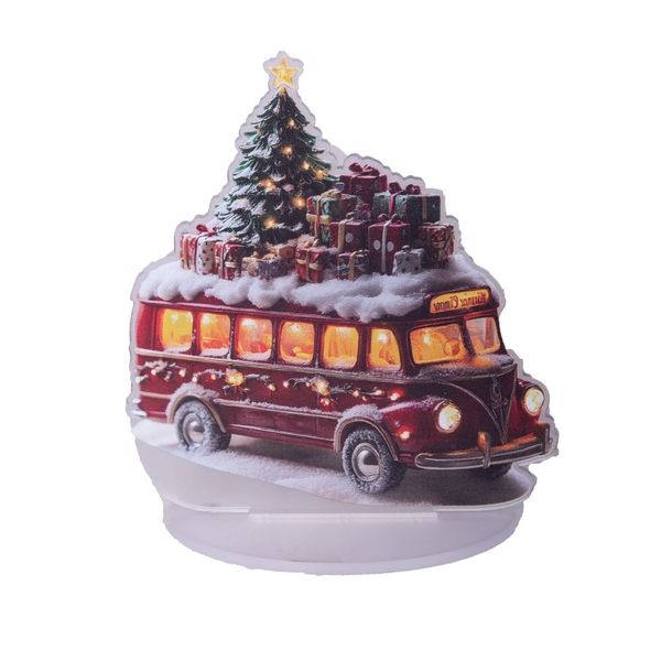 2D Christmas Truck Home Decor