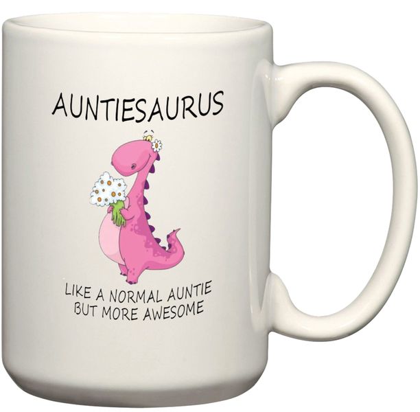 Auntiesaurus Like A Normal Auntie Gift Coffee Mug