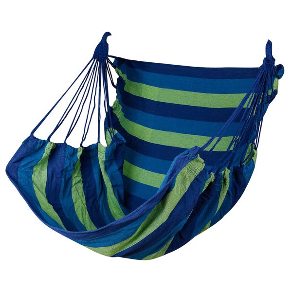 Decor Garden Multicolour High Capacity Hanging Hammock Swing Chair (130cm)