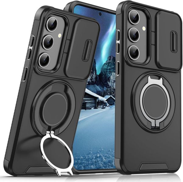 Magnetic Rotate Ring Phone Case Compatible With Samsung Galaxy S26 Ultra
