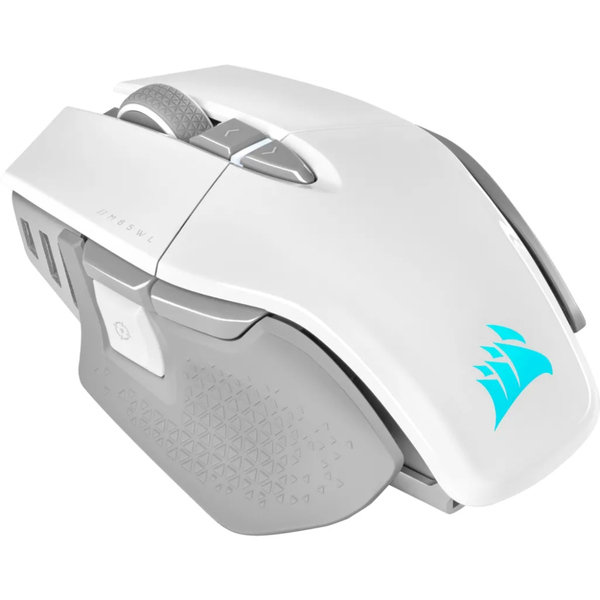 Corsair Wireless Mouse - M65 RGB Gaming Mouse - White Mouse for Laptop