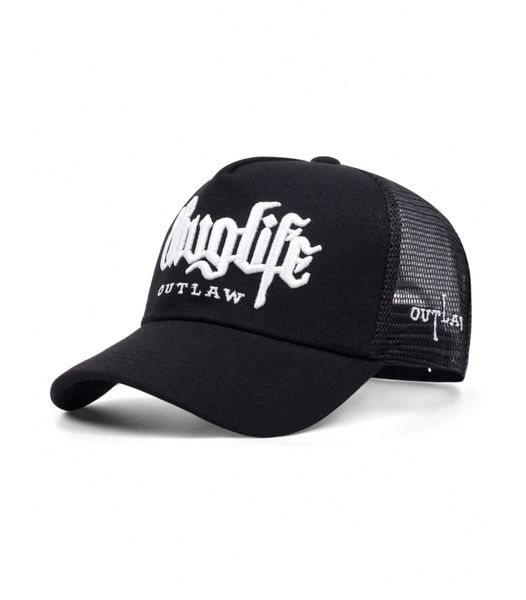 Thuglife Outlaw Embroidered Trucker Cap
