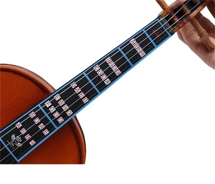 Courante Violin 7 fingerboard positions / note name stickers - 4/4 violin