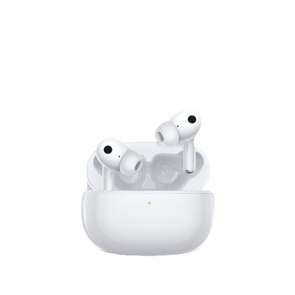 Wireless Bluetooth Earbuds with Noise Cancelling - White In-Ear Headphones