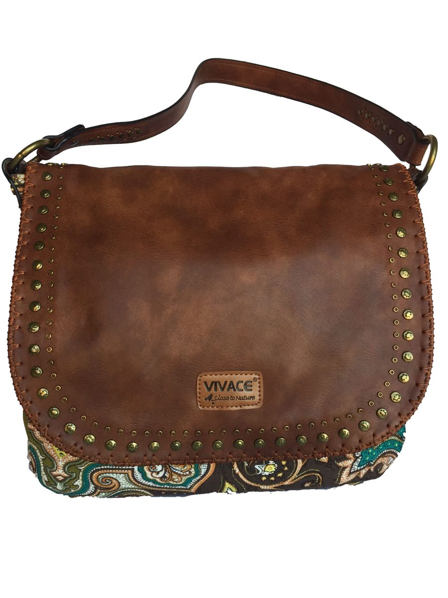 Vivace Fashion Beige Floral Handbag With Front Flap Buy Online in