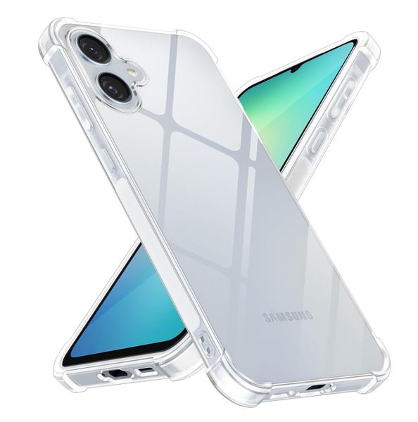 2 Pack Clear Case Compatible with Samsung A04E | Slim Fit Protective Cover