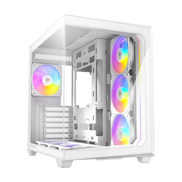 Antec C5 ARGB ATX DUAL Mid Tower Gaming Chassis - White