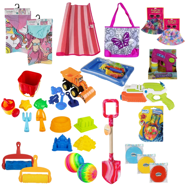 Mega Beach Toy Bundle - One-Stop Sand &amp; Water Playset for Kids