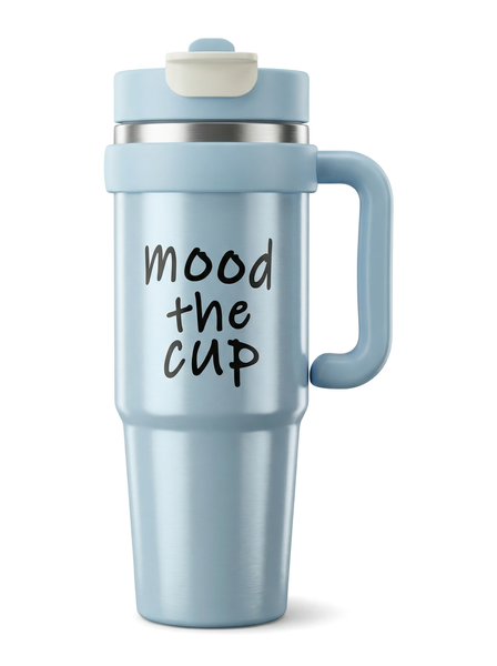 Tumbler with Handle Straw Stainless Steel Vacuum Mug 1000ml