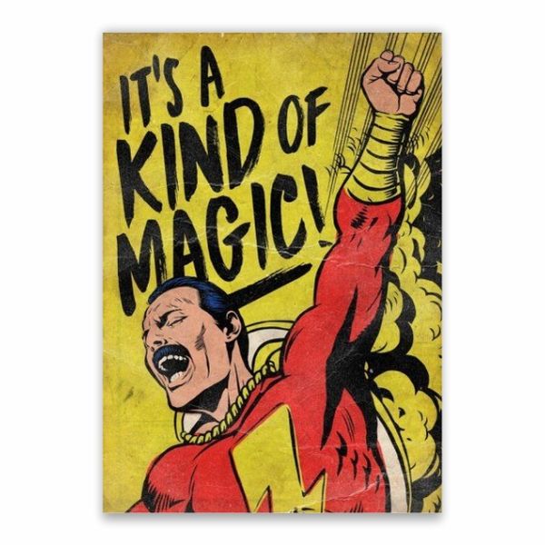 Its A Kind Of Magic Freddie Mercury Poster - A1