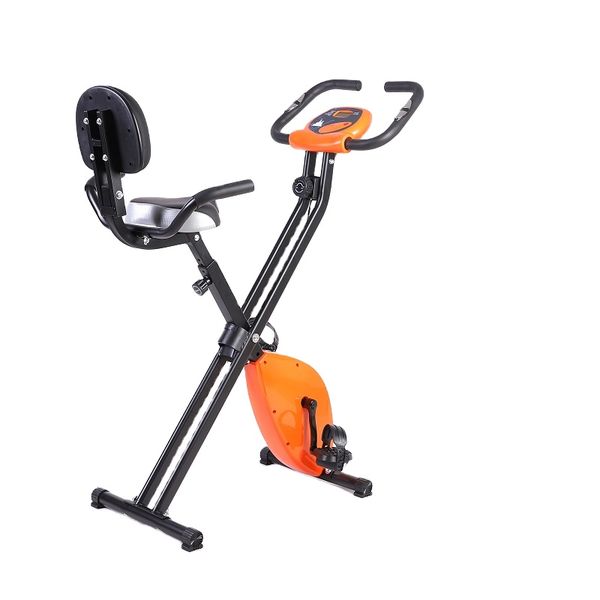 Zoolpro Indoor Sports Stationary Cardio Exercise Bike - Black &amp; Orange