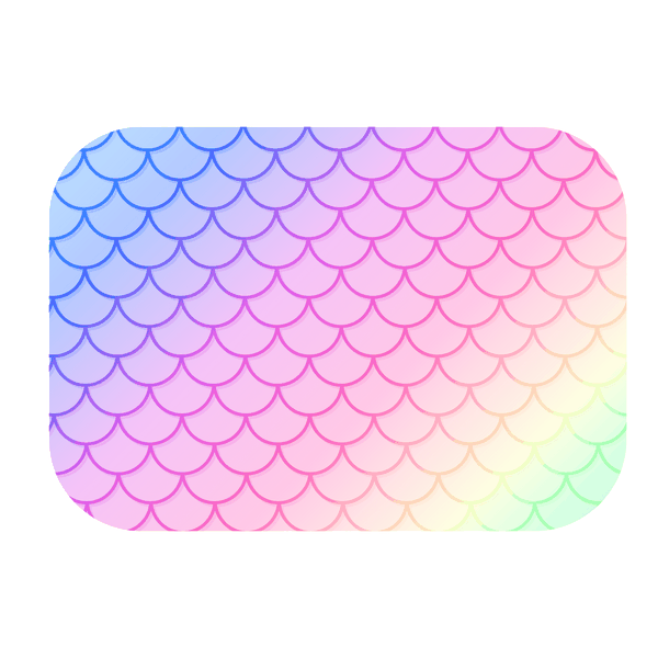 Mermaid Pastel Printed Mouse Pad