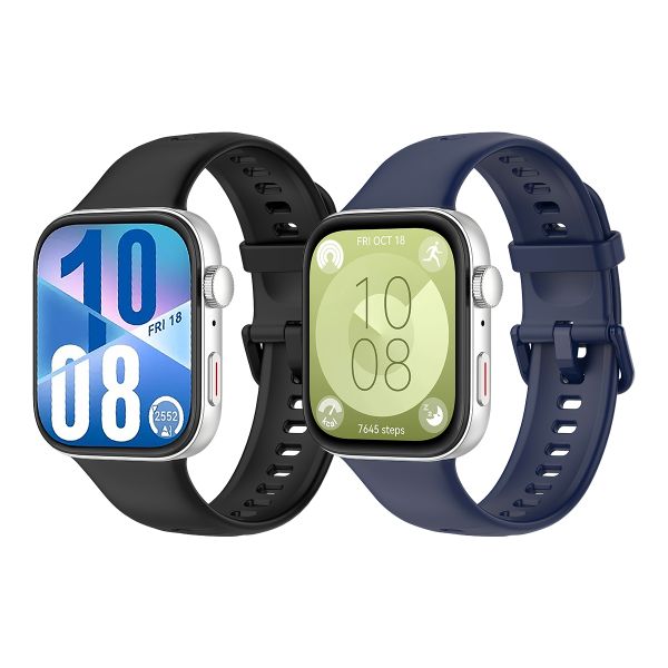 2 PACK Silicone Strap Compatible With Huawei Watch Fit 3/ 4/ 4 Pro 22mm