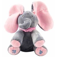 Peek-a-Boo Elephant Stuffed Doll Animated Plush Toy | Buy Online in ...