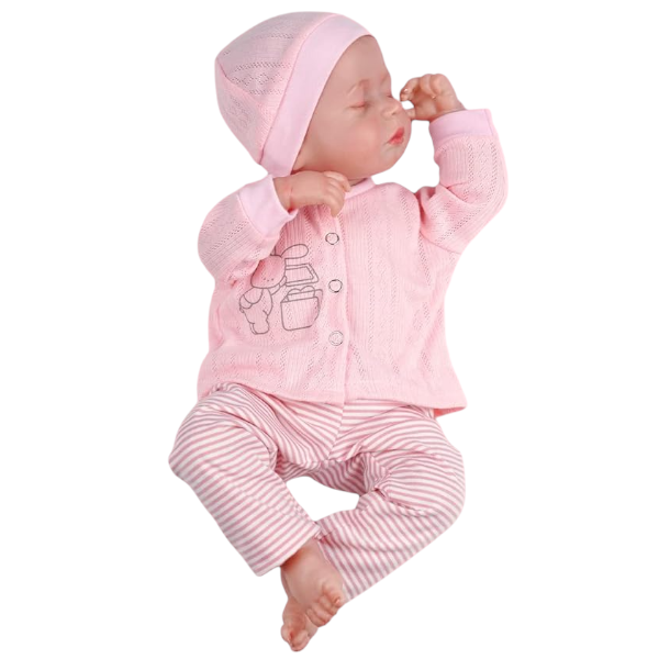 Handcrafted Realistic Reborn Baby Doll - Multicolor
