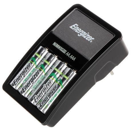 Energizer Recharge Maxi Charger for NiMH Rechargeable AA and AAA Batteries